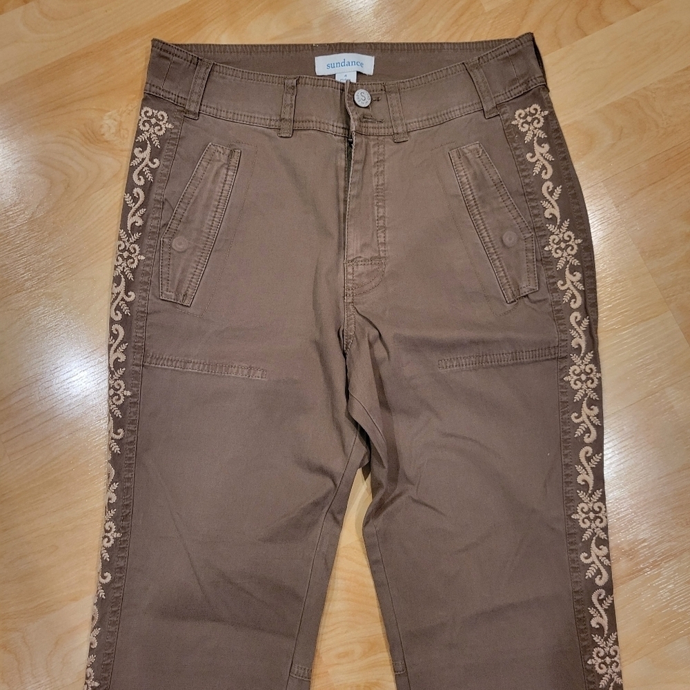 Sundance Melbourne Embroidered Jogger Size 4 - Picture 4 of 10
